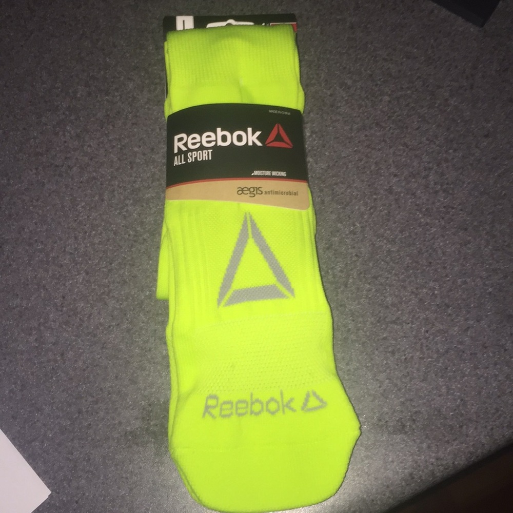 Neon green soccer socks
